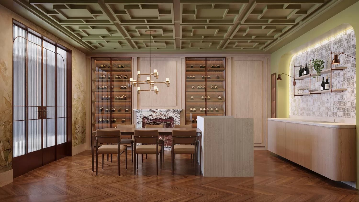 Wine bar do Elizabeth II Royal Home